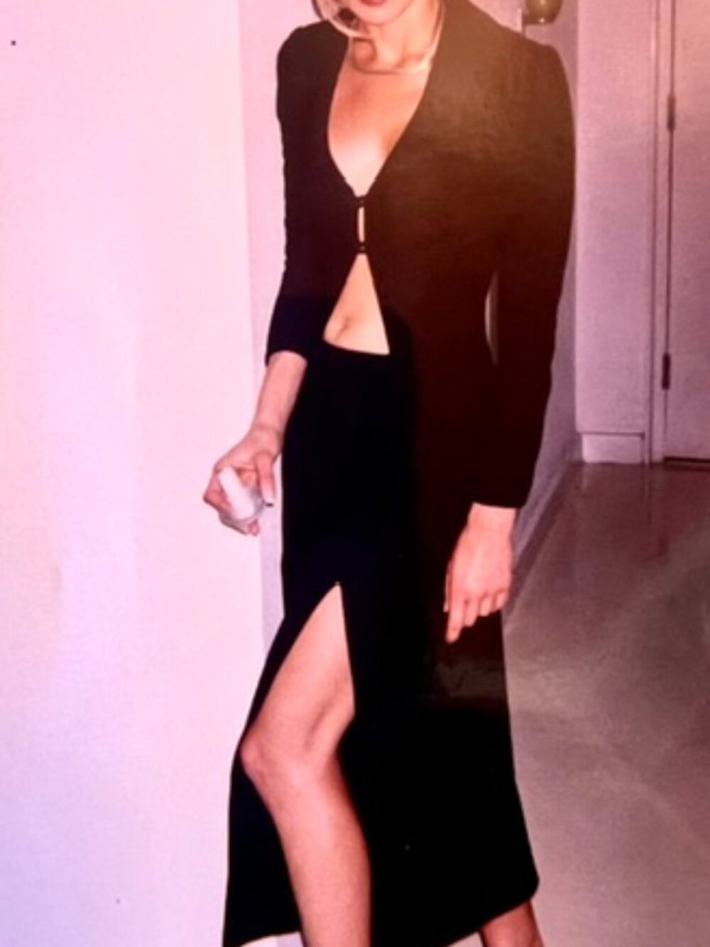 Vintage 1990s Motor Black Avant-Garde Two-Piece Outfit – Nordstrom – Size Small